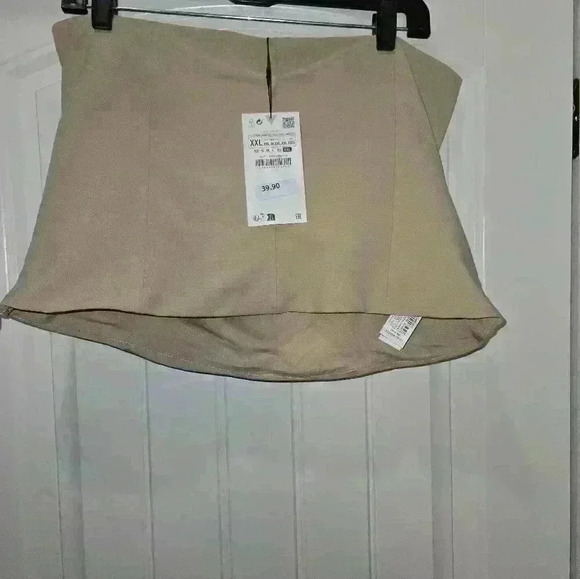 Zara Deconstructed Pant Suit Size XL/XXL Taupe Brown - NWOT AND NWT - Picture 11 of 12